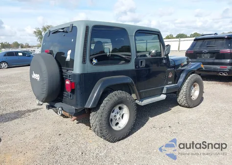 2002 Jeep Wrangler Sahara из США, поврежденный, VIN 1J4FA59S62P756767
